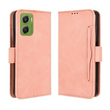 Motorola Moto G06/G06 Power Etui portfelowe na kartę - różowe