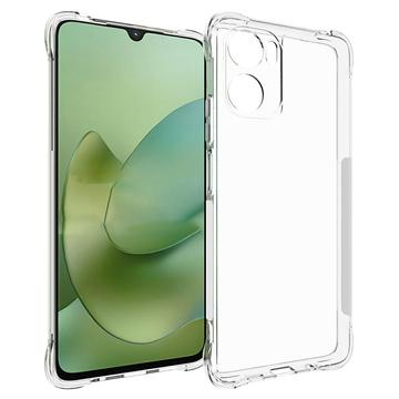 Silikonowe etui odporne na wstrząsy Motorola Moto G06/G06 Power - Transparentny