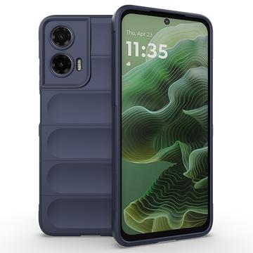 Motorola Moto G35 Etui z TPU Rugged - Ciemnoniebieski