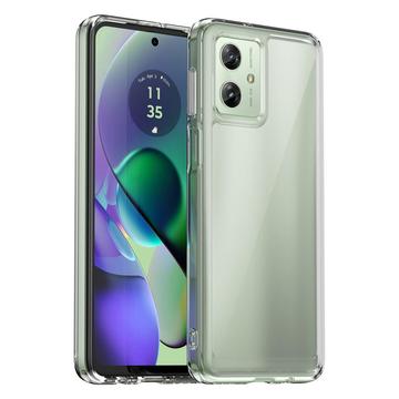Motorola Moto G54 Pokrowiec Anti-Shock Hybrid - Transparentny