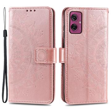Motorola Moto G55 Etui z Portfelem z Serii Mandala