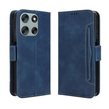 Motorola Moto G56 Etui z portfelem na karty - niebieskie