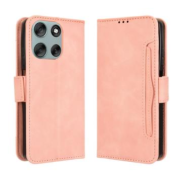 Motorola Moto G56 Etui portfelowe na kartę - różowe