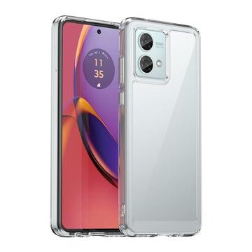 Motorola Moto G84 Pokrowiec Anti-Shock Hybrid - Transparentny