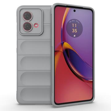 Motorola Moto G84 Etui z TPU Seria Rugged - Jasnoszary