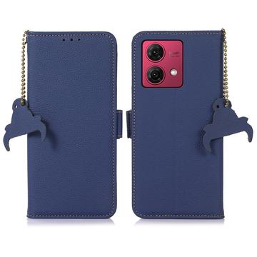Motorola Moto G84 Skórzane Etui z Portfelem z RFID