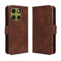 Etui portfelowe na karty Motorola Moto G86 - brązowe