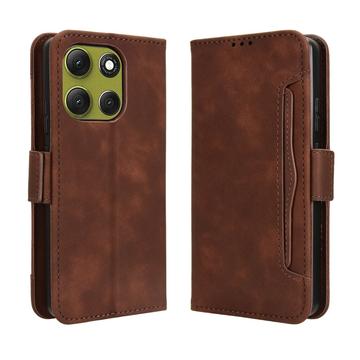 Etui portfelowe na karty Motorola Moto G86 - brązowe