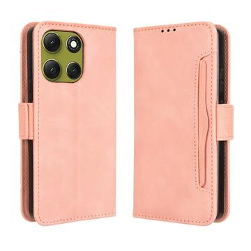Motorola Moto G86 Power Etui portfelowe na kartę - różowe