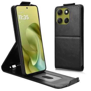 Motorola Moto G86 Power Etui z klapką pionową i podstawką - czarny