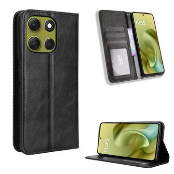 Motorola Moto G86 Etui z Portfelem Retro z Magnetycznym Zamknięciem