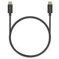 Kabel Motorola Premium z USB-C na USB-C SJCX0CCB15 - 1.5m - Czerń / Szary