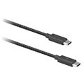 Kabel Motorola Premium z USB-C na USB-C SJCX0CCB15 - 1.5m - Czerń / Szary
