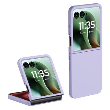 Motorola Razr 60 Ultra Gumowane Etui z Tworzywa - Fiolet