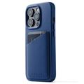 Skórąany Pokrowiec-Portfel Mujjo iPhone 11 Pro Max - Czerń