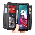 Motorola Moto G10/Moto G30 Etui-Portfel Multi-Card Slot - Czarne