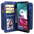 Motorola Moto G10/Moto G30 Etui-Portfel Multi-Card Slot - Błękit