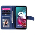 Motorola Moto G10/Moto G30 Etui-Portfel Multi-Card Slot - Błękit