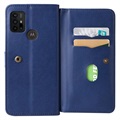 Motorola Moto G10/Moto G30 Etui-Portfel Multi-Card Slot - Błękit
