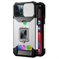 Wielofunkcyjne Hybrydowe Etui 4-w-1 do iPhone 11 Pro - Srebrny