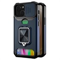 Wielofunkcyjne Hybrydowe Etui 4-w-1 do iPhone 13 Mini - Granatowe