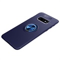 Samsung Galaxy S10+ Wielofunkcyjne Etui Magnetic Ring - Błękit