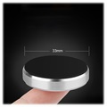 Wielofunkcyjny magnetyczny mini uchwyt do smartfona - Srebrny