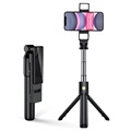 Wielofunkcyjny Kijek do Selfie K22-D ze Statywem - Czarny