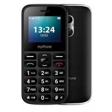 Telefon dla seniora myPhone Halo A LTE z przyciskiem bezpieczeństwa SOS - czarny