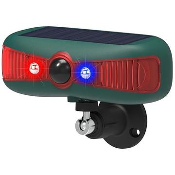 N911Y Zasilany energią słoneczną czujnik ruchu na podczerwień z odstraszaczem dźwiękowym i świetlnym - system odstraszania zwierząt