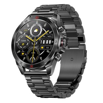 NX1 Pro Luksusowy metalowy inteligentny zegarek biznesowy Monitorowanie zdrowia Połączenia Bluetooth Wodoodporny zegarek sportowy