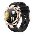 NX17 1.19-calowy AMOLED Damski wodoodporny zegarek Bluetooth do rozmów Smart Watch Fitness Tracker Smart Bracelet - czarny