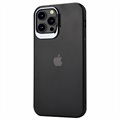 iPhone 12/12 Pro Hybrydowe Etui z Ukrytą Podpórką - Czarne / Przezroczyste