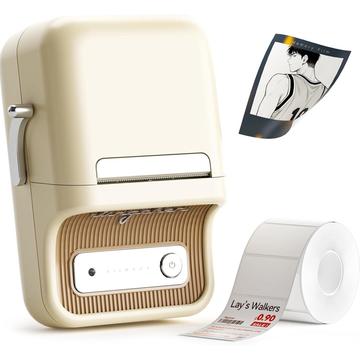 Inteligentna drukarka etykiet Niimbot B21 Pro - 300DPI - beżowa