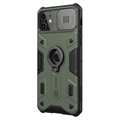 Hybrydowe Etui Nillkin CamShield Armor do iPhone 11 - Ciemna Zieleń