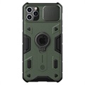 Hybrydowe Etui Nillkin CamShield Armor do iPhone 11 Pro Max - Ciemna Zieleń