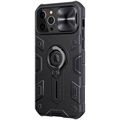 Hybrydowe Etui Nillkin CamShield Armor do iPhone 12/12 Pro - Czerń