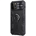 Hybrydowe Etui Nillkin CamShield Armor do iPhone 12 Pro Max - Czerń