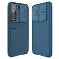 Hybrydowe Etui Nillkin CamShiled Pro do Samsung Galaxy S22+ 5G - Błękit