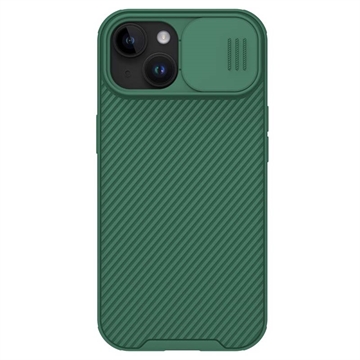 iPhone 15 Hybrydowe Etui Nillkin CamShiled Pro - Zieleń
