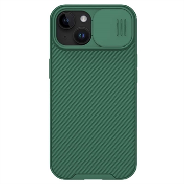 iPhone 15 Plus Hybrydowe Etui Nillkin CamShiled Pro - Zieleń