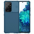 Hybrydowe Etui Nillkin CamShiled Pro do Samsung Galaxy S21 Ultra 5G - Błękit