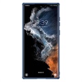 Hybrydowe Etui Nillkin CamShield S do Samsung Galaxy S22 Ultra 5G - Błękit