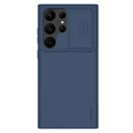 Samsung Galaxy S23 Ultra 5G Silikonowe Etui Nillkin CamShield Silky - Błękit