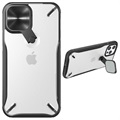 Hybrydowe Etui Nillkin Cyclops do iPhone 12/12 Pro - Czerń / Transparentny