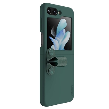 Etui z Płynnego Silikonu do Samsunga Galaxy Z Flip5 Nillkin Flex Flip - Zieleń