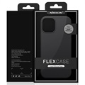 iPhone 12 mini Etui z Ciekłego Silikonu Nillkin Flex Pure - Czerń
