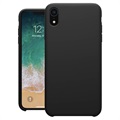 iPhone XR Silikonowe Etui Nillkin Flex Pure - Czarne