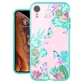 iPhone XR Etui Hybrydowe Nillkin Floral - Kolorowe Kwiaty