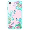 iPhone XR Etui Hybrydowe Nillkin Floral - Kolorowe Kwiaty